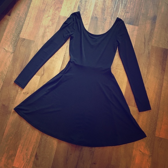 Black H&M skater dress