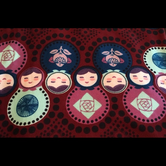 Lularoe OS Russian Nesting dolls leggings