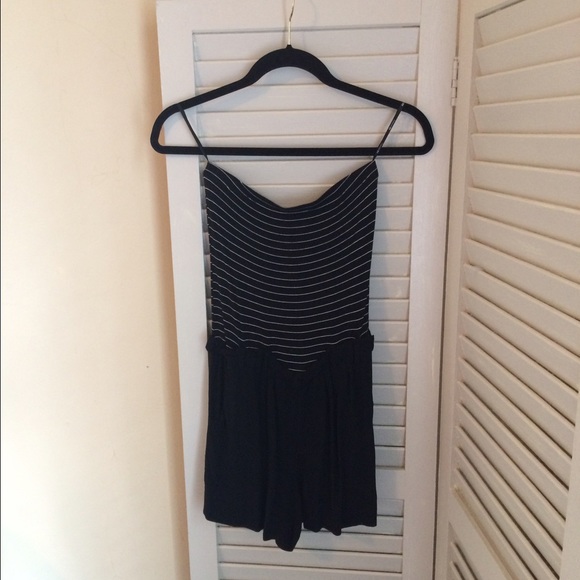 Black and White Romper