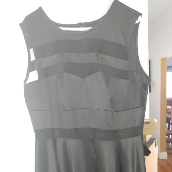 Black sheerout Dress