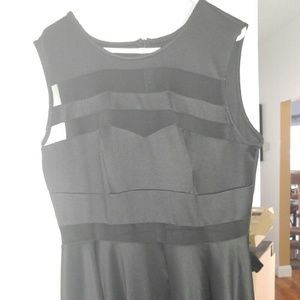 Black sheerout Dress