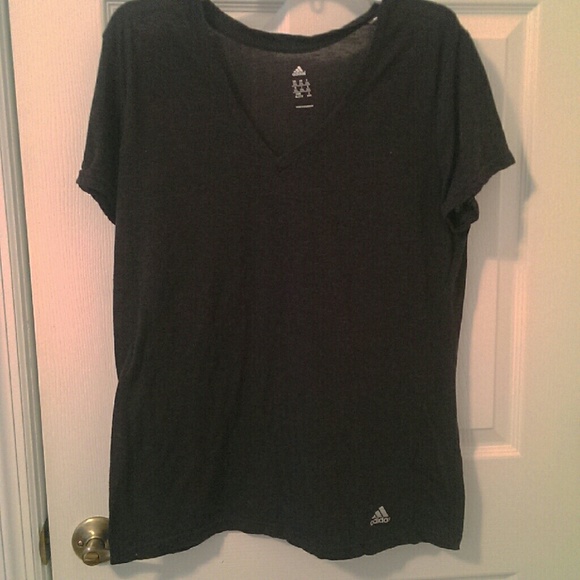 Plain black Adidas shirt