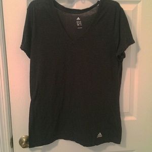 Plain black Adidas shirt