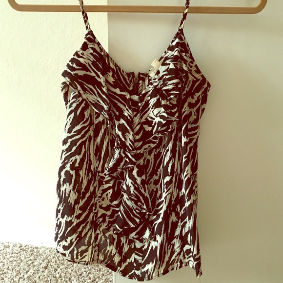 Zebra print tank
