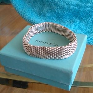 Authentic Tiffany Somerset Mesh Bracelet