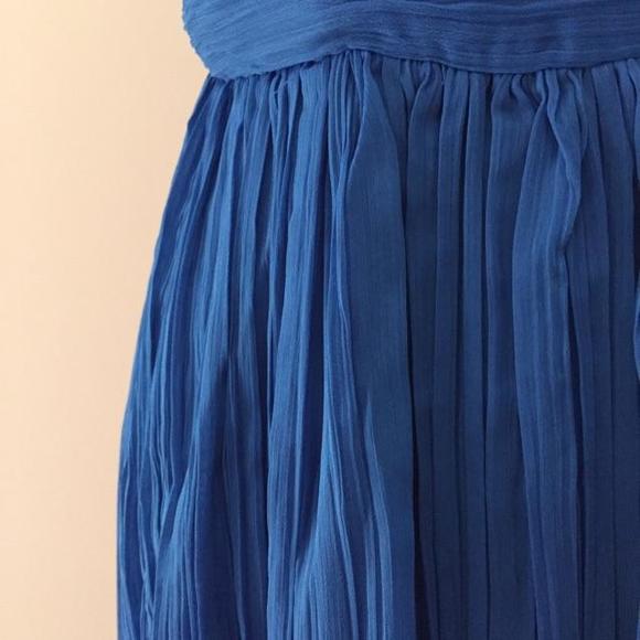 NWT! BB Dakota Pleated Crinkle Georgette Dress - Picture 3 of 4