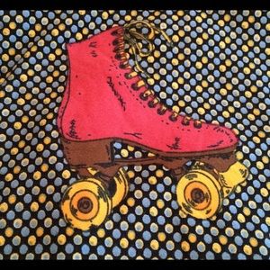 Lularoe OS Roller Skates leggings NWT One Size