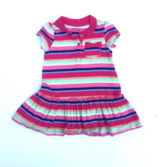 Striped dress with bloomers