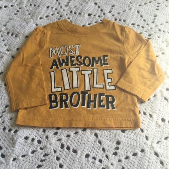 Mustard yellow long sleeved t shirt - Picture 1 of 2