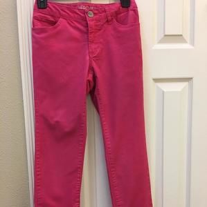 Hot pink skinnies, size 14