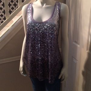 Ombré Sequined tank