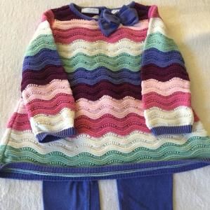 Cute Sweater Dress with Matching Leggings.