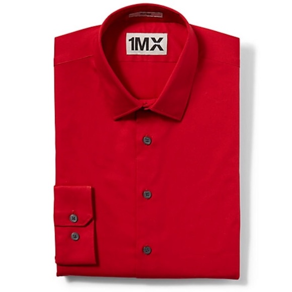 NWT Express 1MX Fitted Dress Shirt
