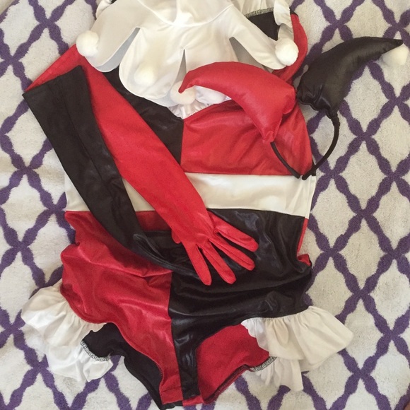 Evil Little Harleyquin Costume