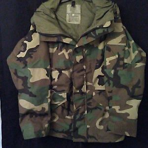Mens Camouflage Parka