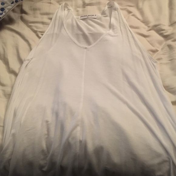 White tank top