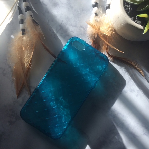 Blue Rubber iPhone 5/5s/SE case