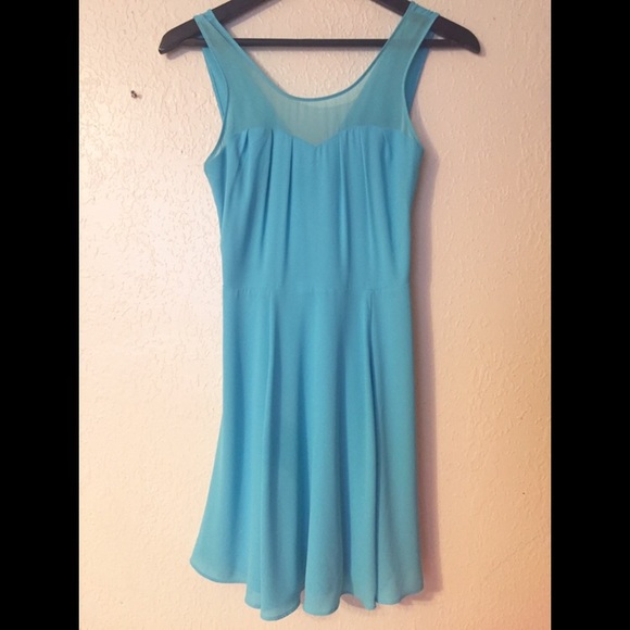 Express chiffon fit and flare dress! - Picture 2 of 4