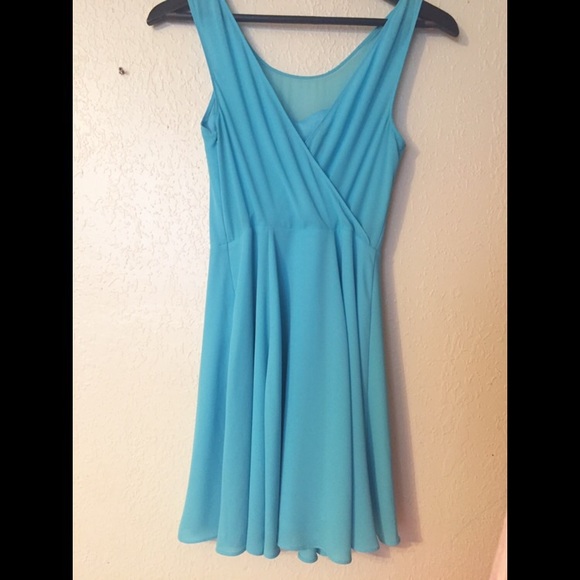 Express chiffon fit and flare dress! - Picture 3 of 4