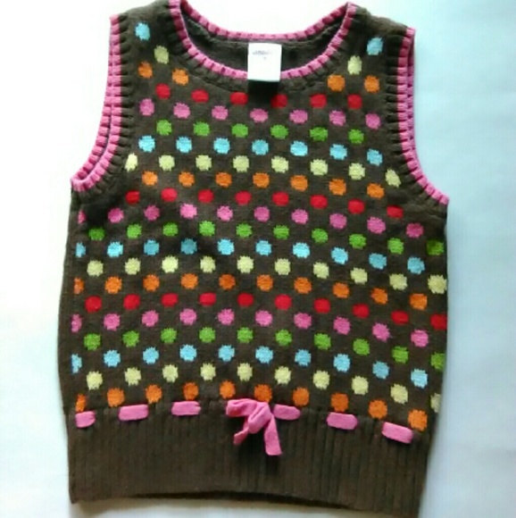 Little girl's Gymboree sweater vest