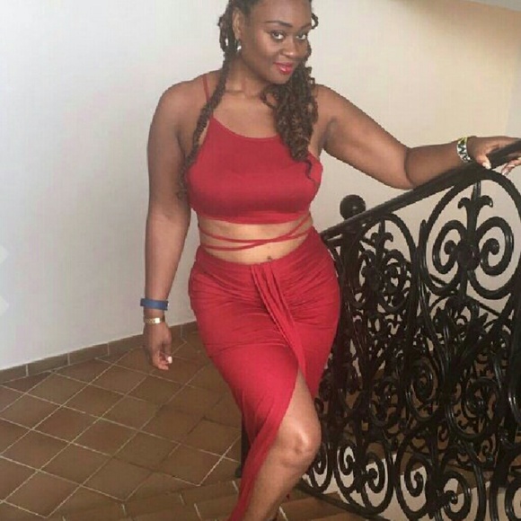 Sleeveless Faux Suede Two Piece Maxi Skirt Dress
