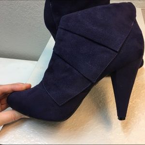 Deep Purple Ankle Booties