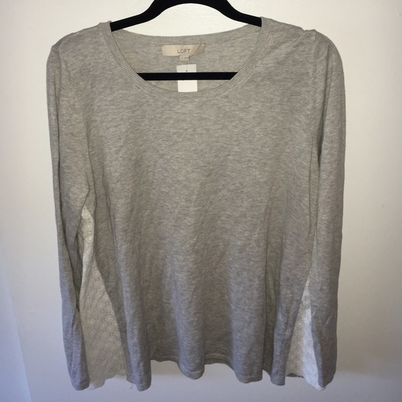 Loft NWT sweater with side detailing. Size XL