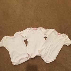 3 Baby Steps onesies