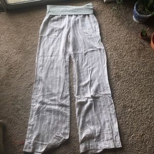 Anthropologie Linen Pants