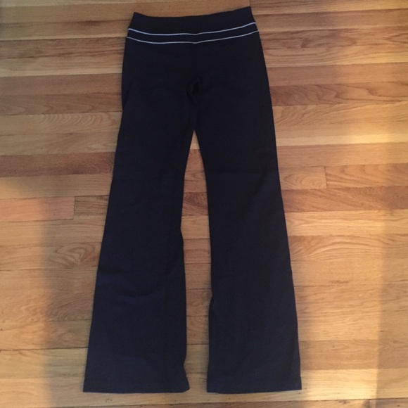 lululemon black yoga pants, boot cut