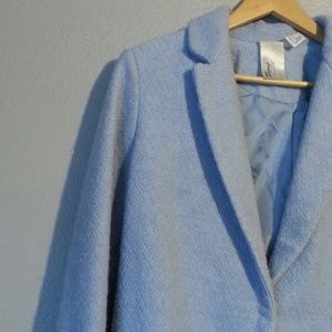 Forever 21 Jackets & Coats - FOREVER 21 BOUNCE LIGHT BLUE COAT JACKET Forever 21 Jackets & Coats - FOREVER 21 BOUNCE LIGHT BLUE COAT JACKET