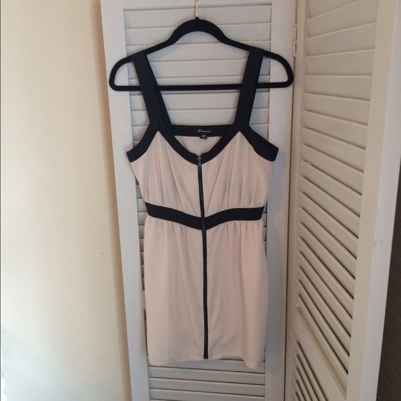 Cream and Black dress