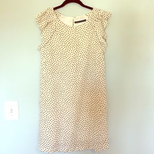Zara Cream Polka Dot Dress