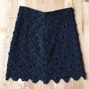 Bejeweled skirt