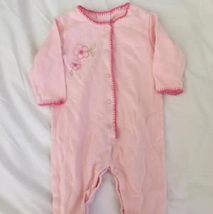 Creme de la creme footed one piece