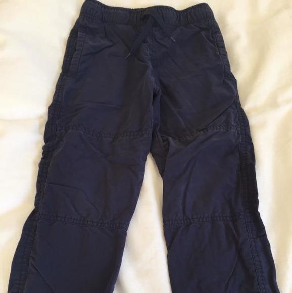Gymboree blue jersey lined pants