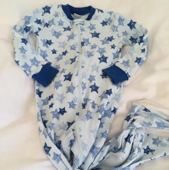 Little Me footed star sleeper
