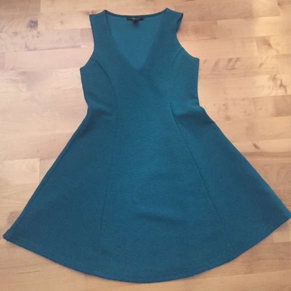 Dark green cocktail dress