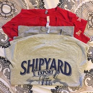 Liquor and beer shirts. GREAT FOR BARTENDERS