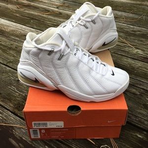 White Nike Air Force Carbide hightops