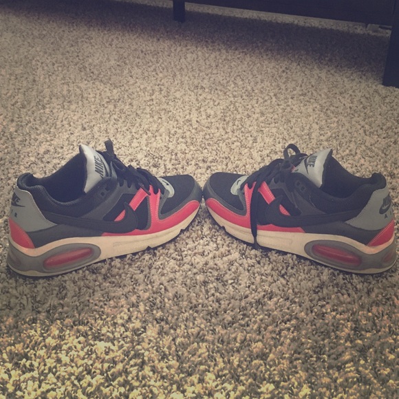 Pink/black Nike airs