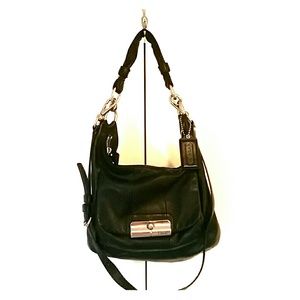 COACH Black Leather Crossbody