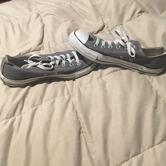 Gray "Unisex" Chucks (M-7; W-9)