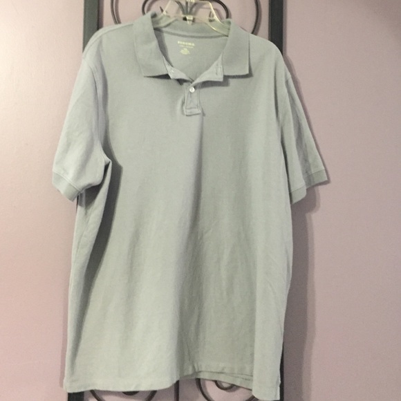 Men's, Sonoma, XXL, gray polo.