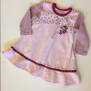 Naartjie velvet pink dress.