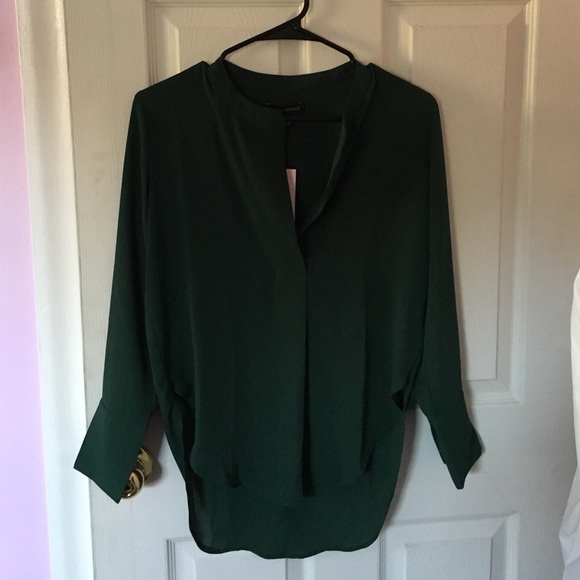 Banana Republic XS Tunic Hunter Green