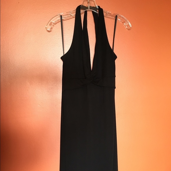 Little Black Halter Dress