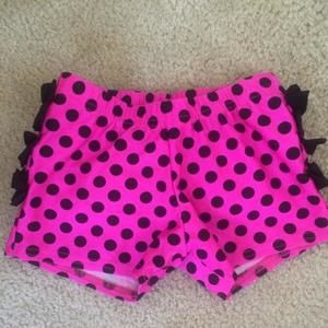 Bp designs poka dot biker shorts youth large