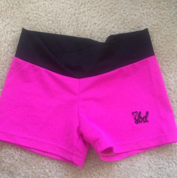 Sbd sportswear dance biker shorts and sports bra size medium