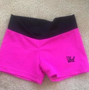 Sbd sportswear dance biker shorts and sports bra size medium